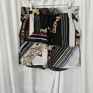 Booman Man Stylish Mens Patterned Lounge Shorts